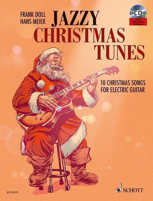 FRANK DOLL -  JAZZY CHRISTMAS TUNES - GUITARE ELECTRIQUE - RECUEIL + CD