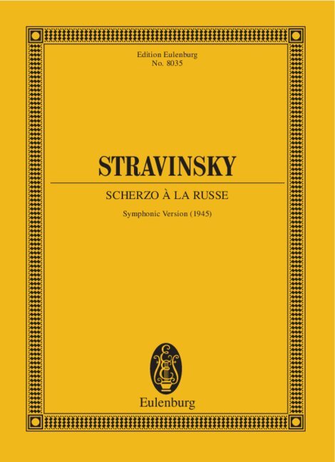 SCHERZO A LA RUSSE (VERSIONE SINFONICA 1945) POCHE
