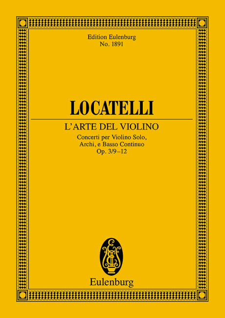 L'ARTE DEL VIOLINO OP. 3 VOL. 3 POCHE
