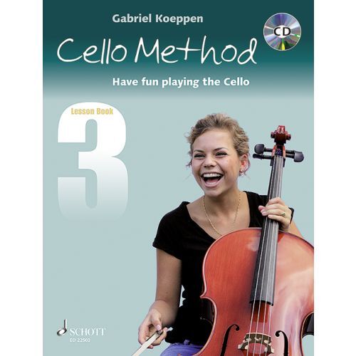 GABRIEL KOEPPEN - CELLO METHOD: LESSON BOOK 3 - RECUEIL + SUPPORT AUDIO