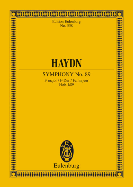 SYMPHONY NO. 89 F MAJOR HOB. I: 89 POCHE