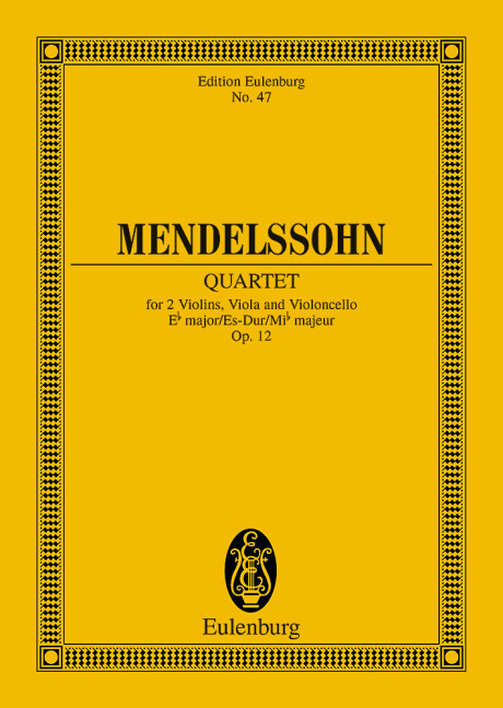 QUARTETTO OP. 12 MI B POCHE