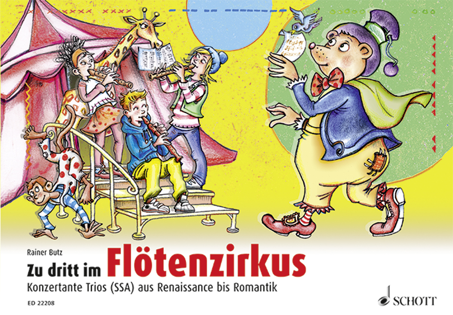 Zu dritt im Flötenzirkus
