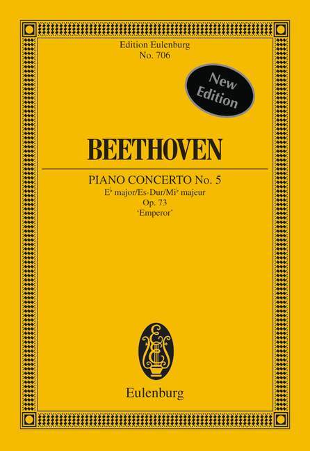 CONCERTO NO. 5 EB MAJOR OP. 73 POCHE