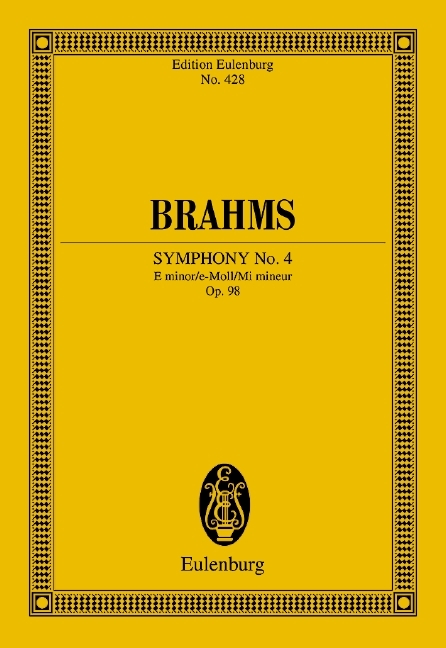 SYMPHONIE 04 E OP.98 POCHE