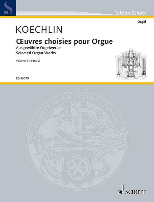 Oeuvres choisies pour orgue
