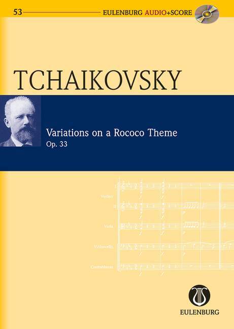 VARIATIONS ON A ROCOCO THEME FOR CELLO &ORCH OP 33 POCHE+CD