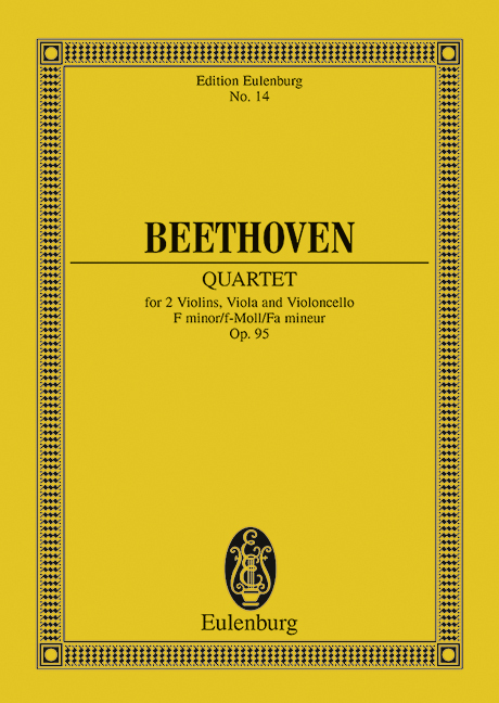 STREICHQUARTET F OP.95 POCHE