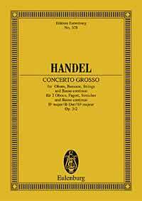 CONCERTO GROSSO OP. 3 N. 2 SI B (SADIE) POCHE