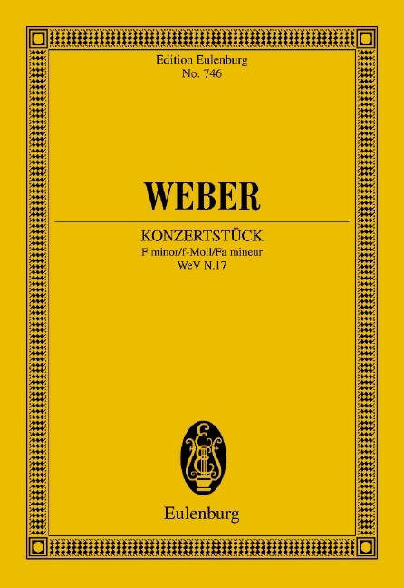 CONCERTO WORK F MINOR OP. 79 POCHE