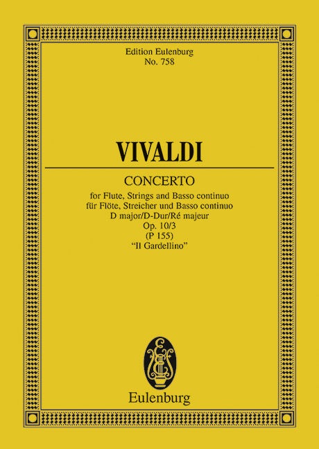 CONCERTO D MAJOR IL GARDELLINO OP 10 N 3 POCHE