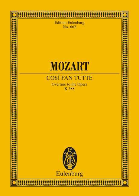 COSI FAN TUTTE KV 588 POCHE