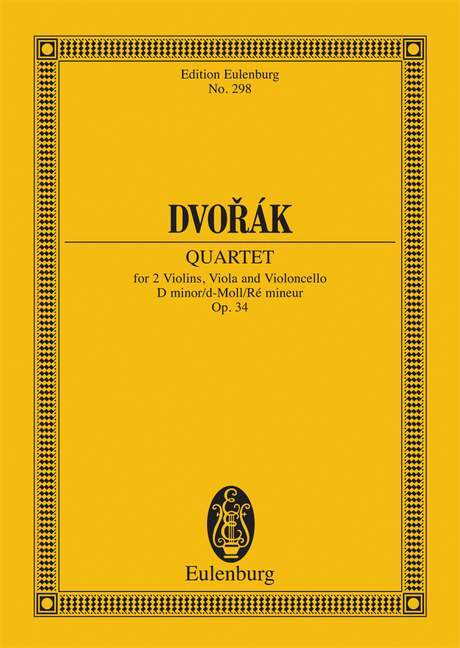 QUARTET D OP.34 POCHE
