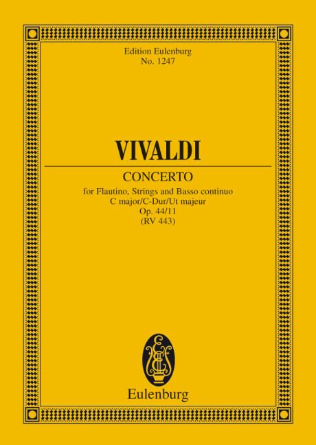 CONCERTO C MAJOR OP. 44/11 RV 443 / PV 79 POCHE