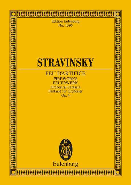 FUOCHI D'ARTIFICIO OP. 4 (1908) POCHE