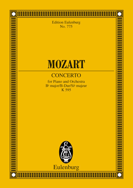 CONCERTO PER PF K 595 SI B (BLUME) POCHE