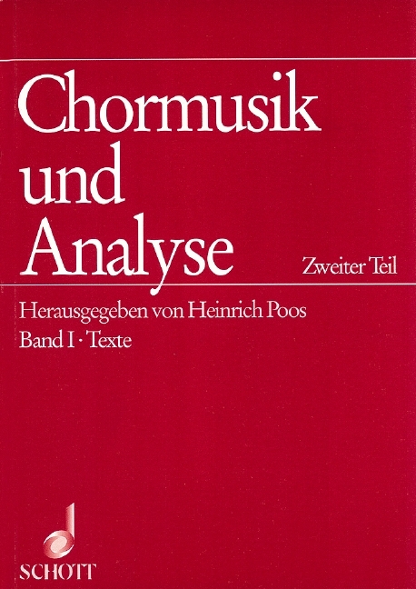 Chormusik und Analyse