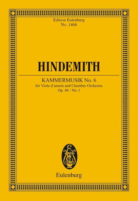 CHAMBER MUSIC NO. 6 OP. 46/1 POCHE