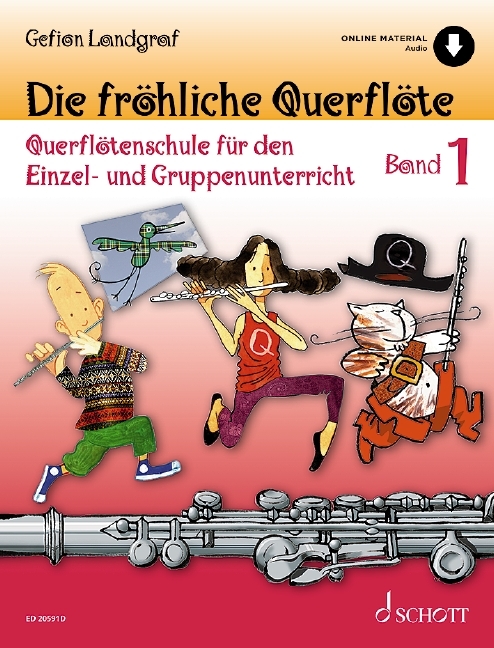 DIE FROHLICHE QUERFLOTE QUERFLOTENSCHULE FUR DEN EINZEL- UND GRUPPENUNTERRICHT 1 + AUDIO ONLINE