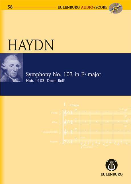 SYMPHONY NO. 103 EB MAJOR DRUM ROLL HOB. I: 103 POCHE+CD