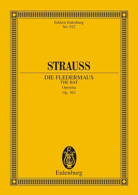 FLEDERMAUS OP.362 OPERETTE POCHE