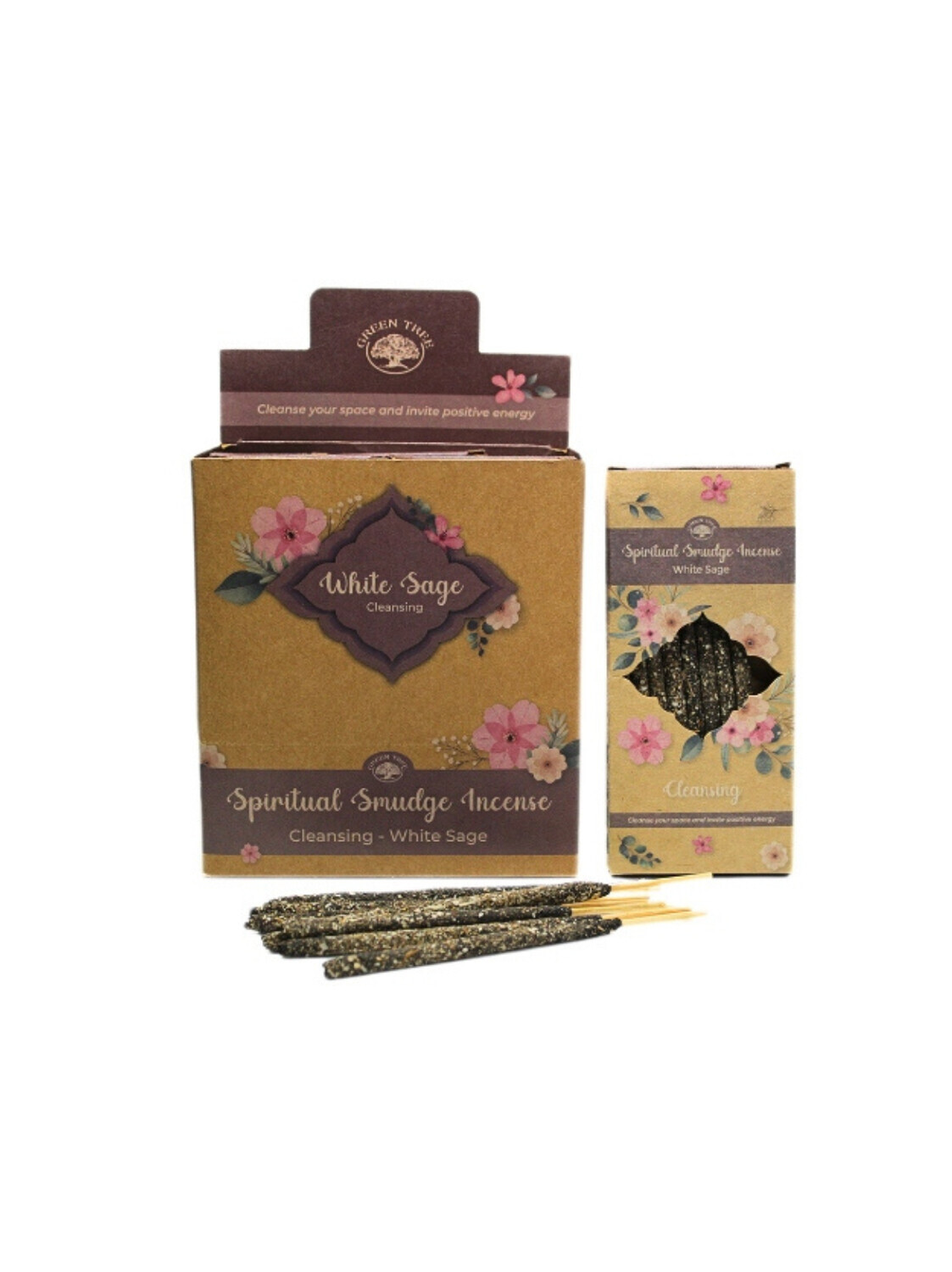 Encens Green Tree Smudge - Purification - Sauge Blanche