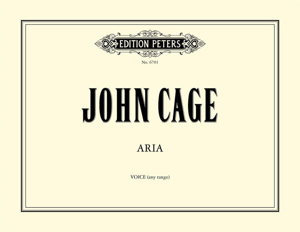 JOHN CAGE : ARIA - CHANT