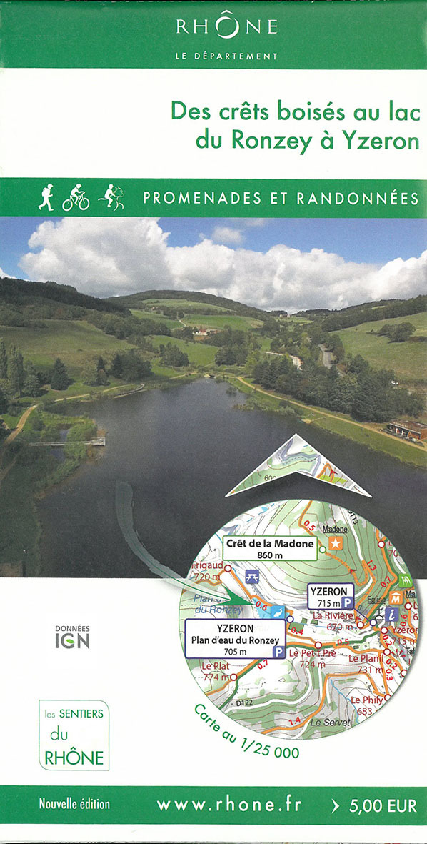 DES CRETS BOISES AU LAC DU RONZEY A YZERON