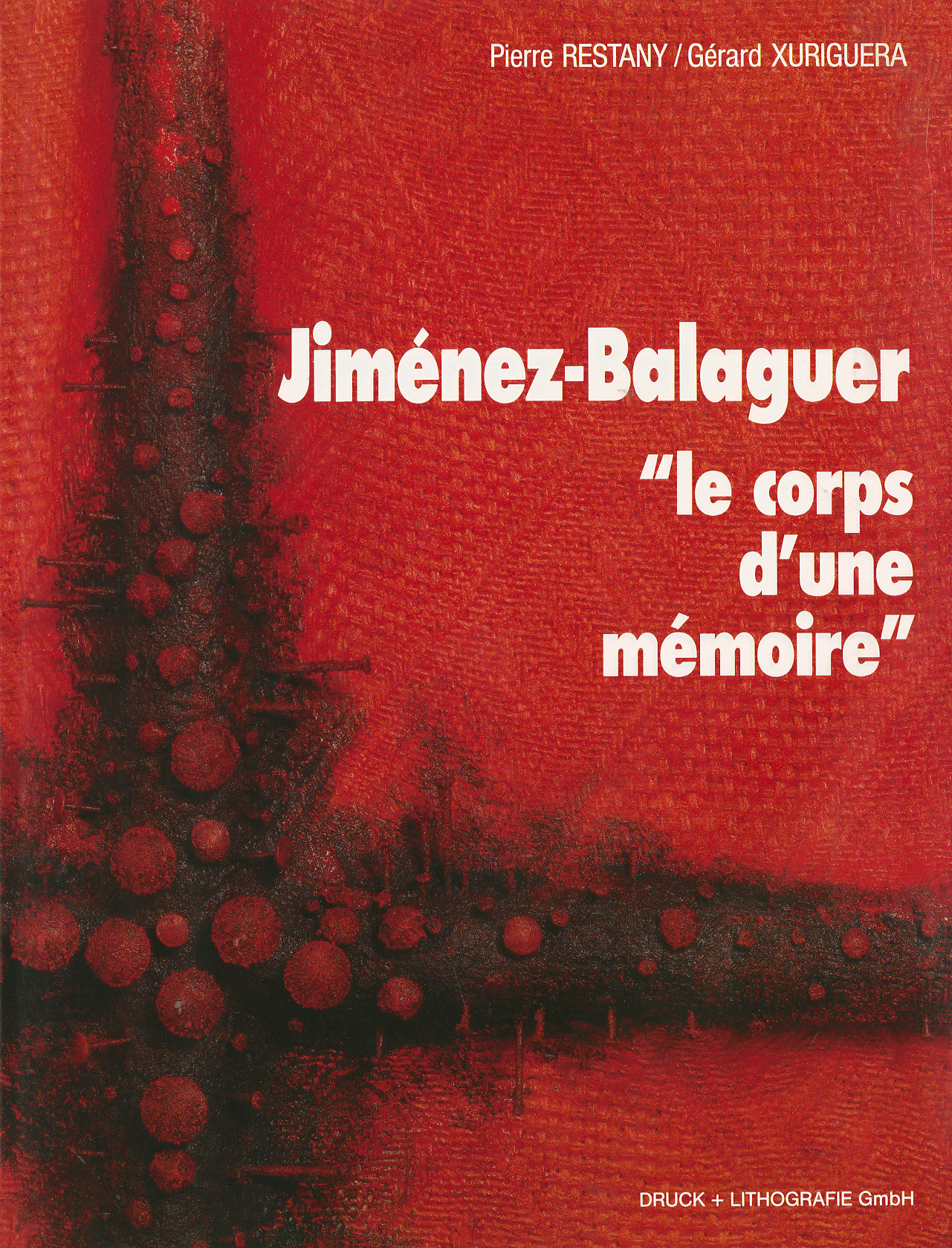 Jiménez-Balaguer - le corps d'une mémoire