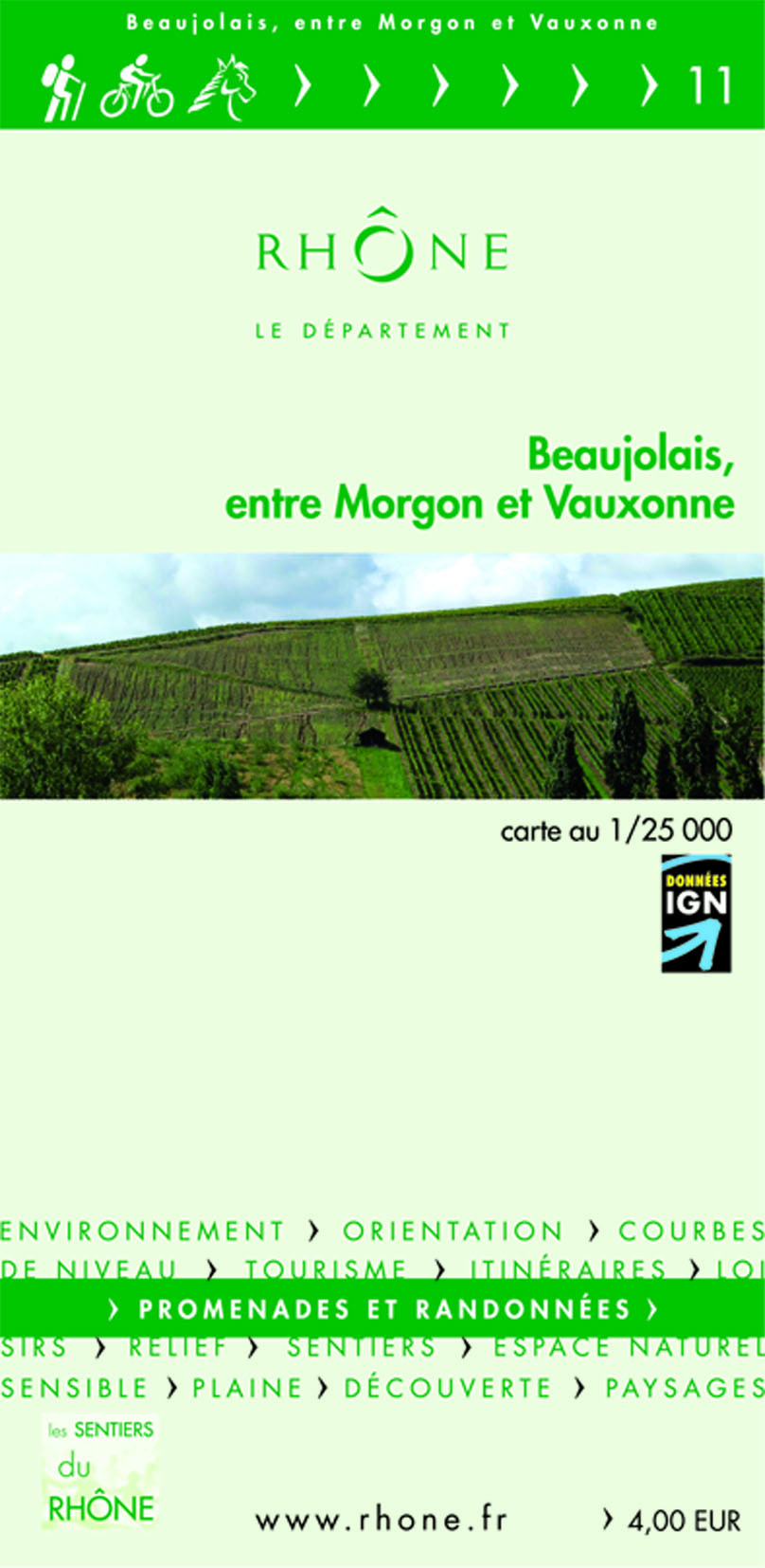 N11 BEAUJOLAIS ENTRE MORGON ET VAUXONNE