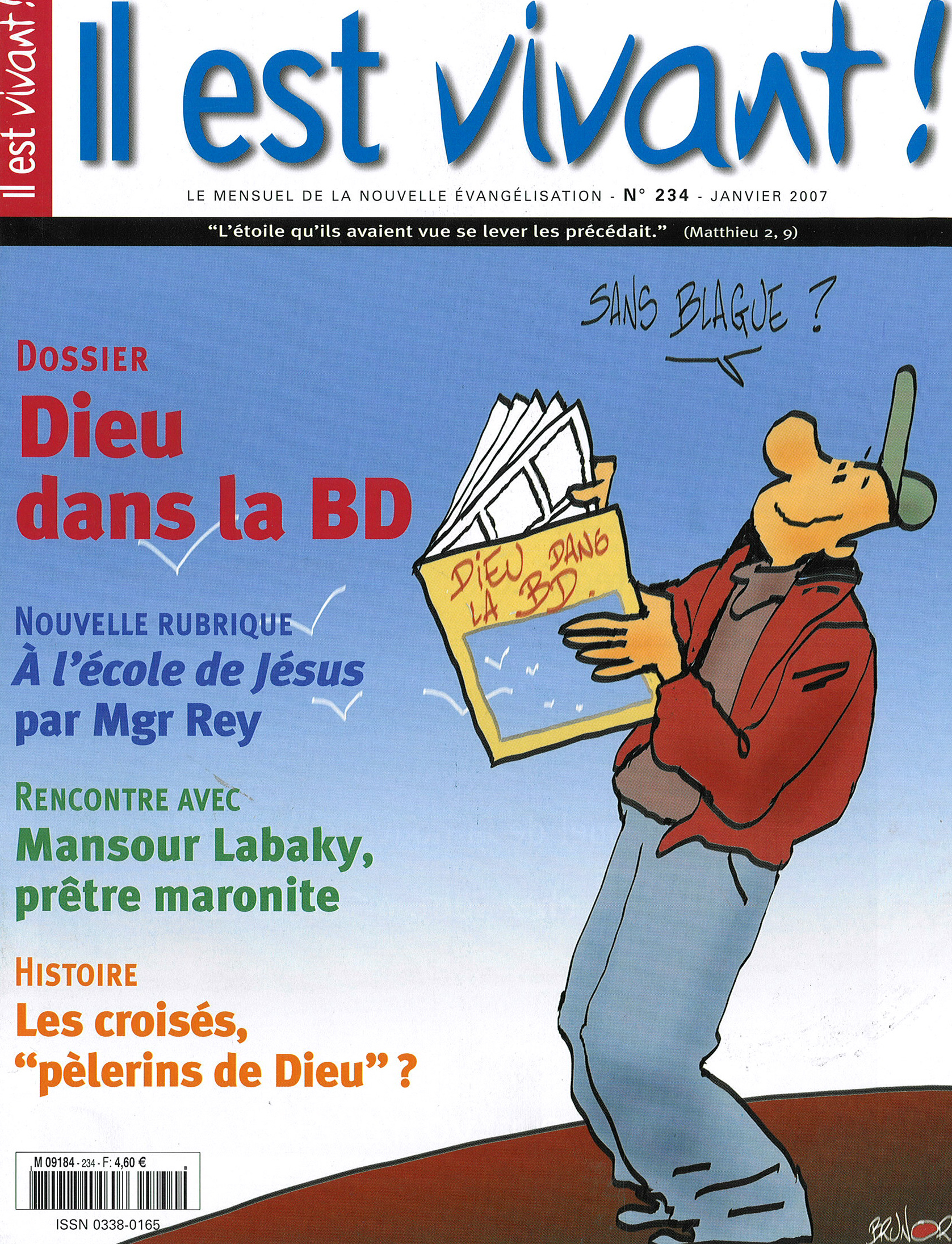 N 234 - IL EST VIVANT - DIEU ET LA BD