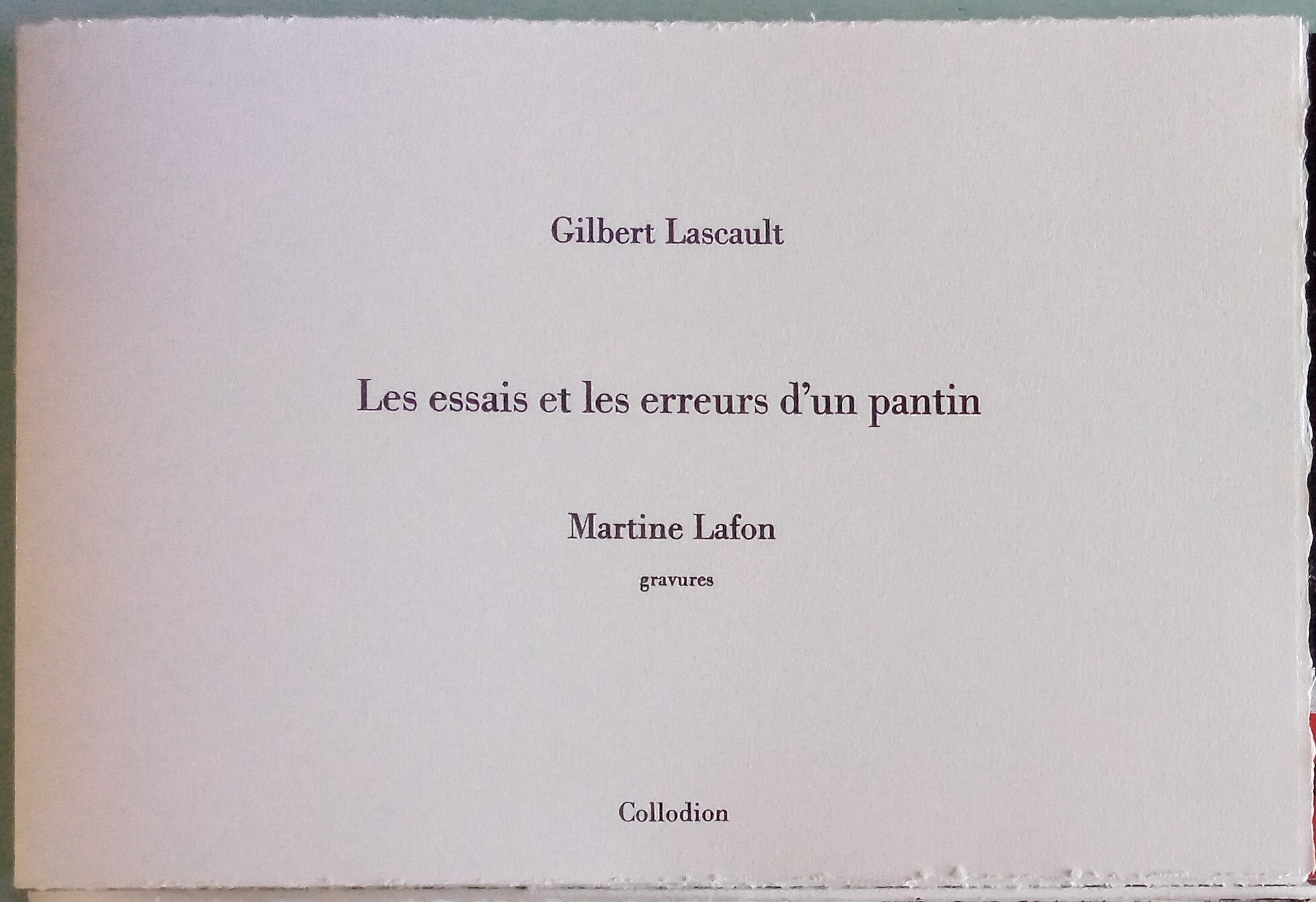 Les essais et les erreurs d'un pantin italien