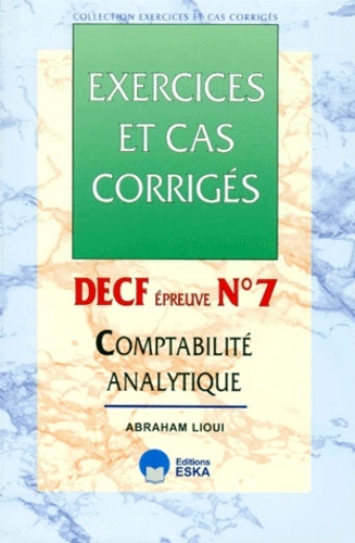 COMPTABILITE ANALYTIQUE DECF 7