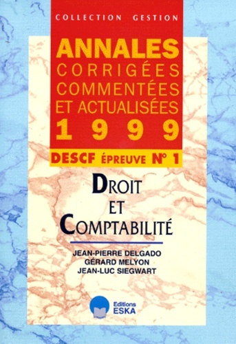 DESCF N 1-DROIT ET COMPTABILITE-ACCA 1999-