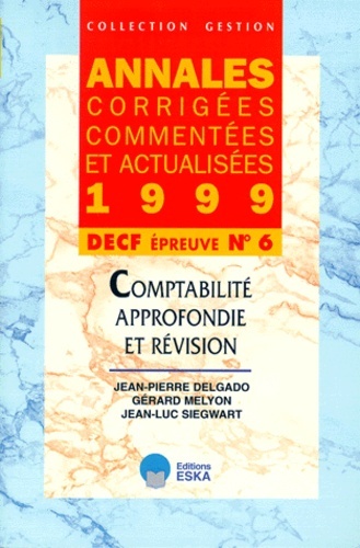 DECF N 6-COMPTABILITE APPROFONDIE-ACCA 1999-