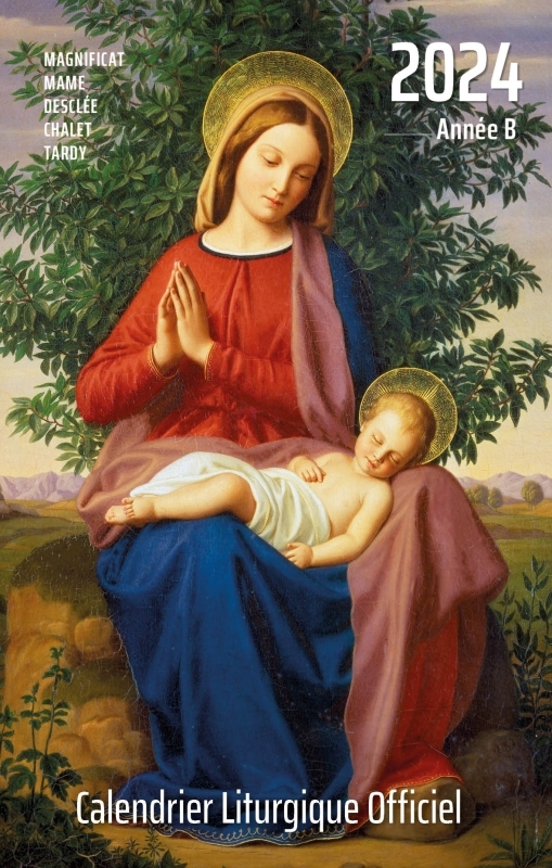 Calendrier liturgique 2024 - pack de 25 ex