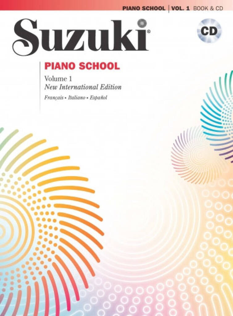 SUZUKI PIANO SCHOOL - VOL.1 + CD (FRENCH/SPANISH EDITION) PIANO+CD NEW INTERNATIONAL EDITION