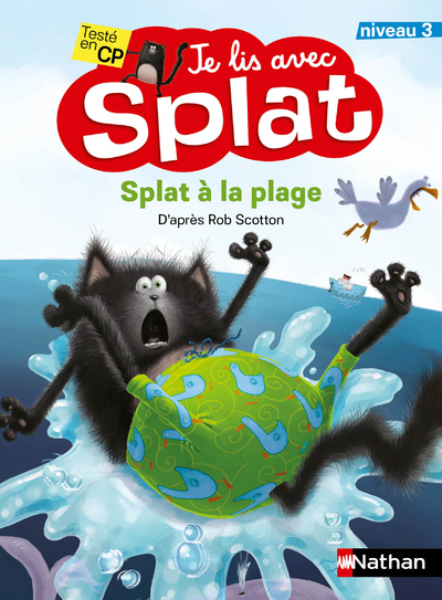 Je lis avec Splat niveau 3 : Splat à la plage
