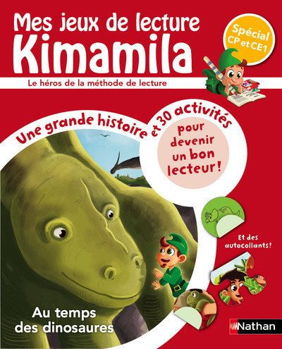 Mes jeux de lecture Kimamila - Au temps des dinosaures