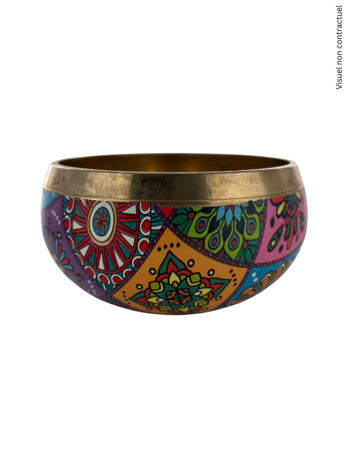 Bol Chantant Tibétain Multicolore env 11 cm