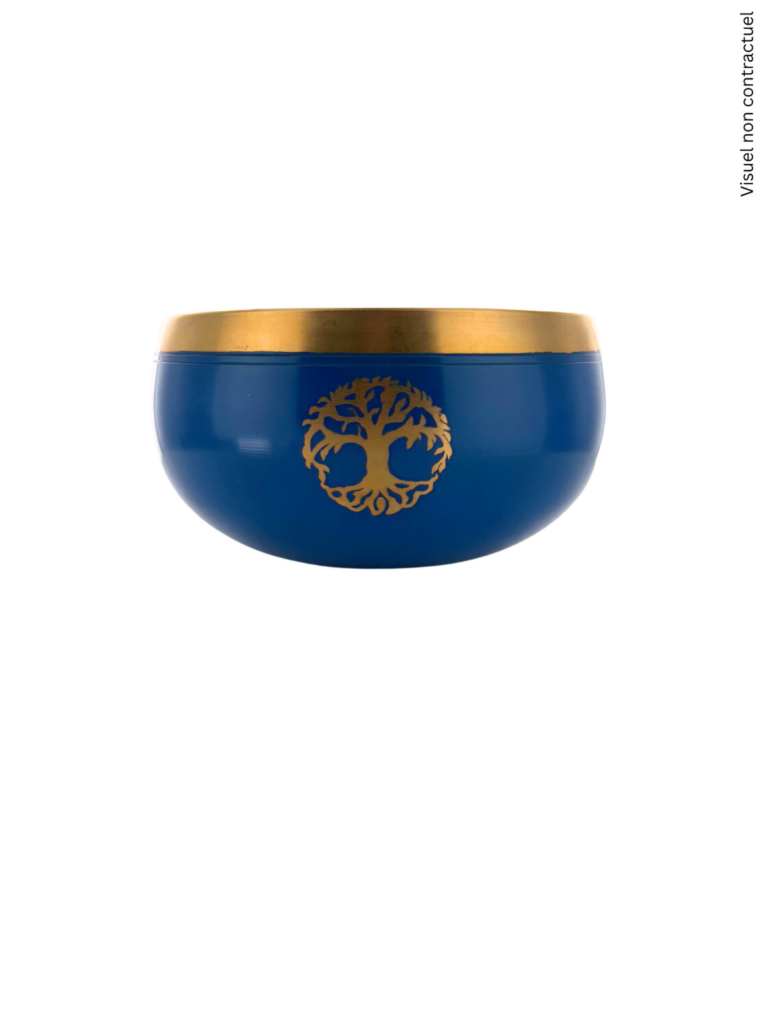 Bol Chantant Tibétain Bleu Arbre de vie env 14 cm