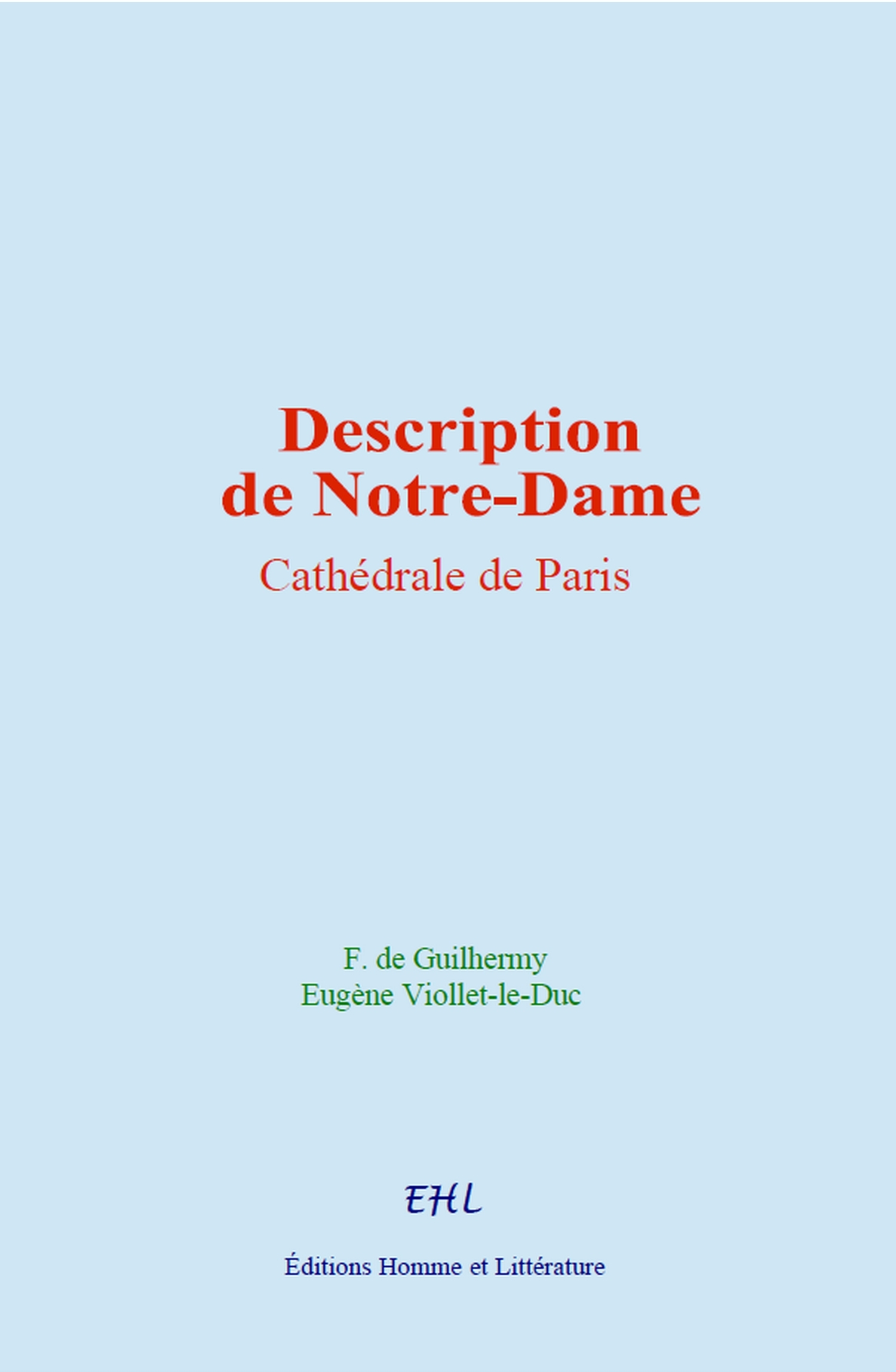 Description de Notre-Dame