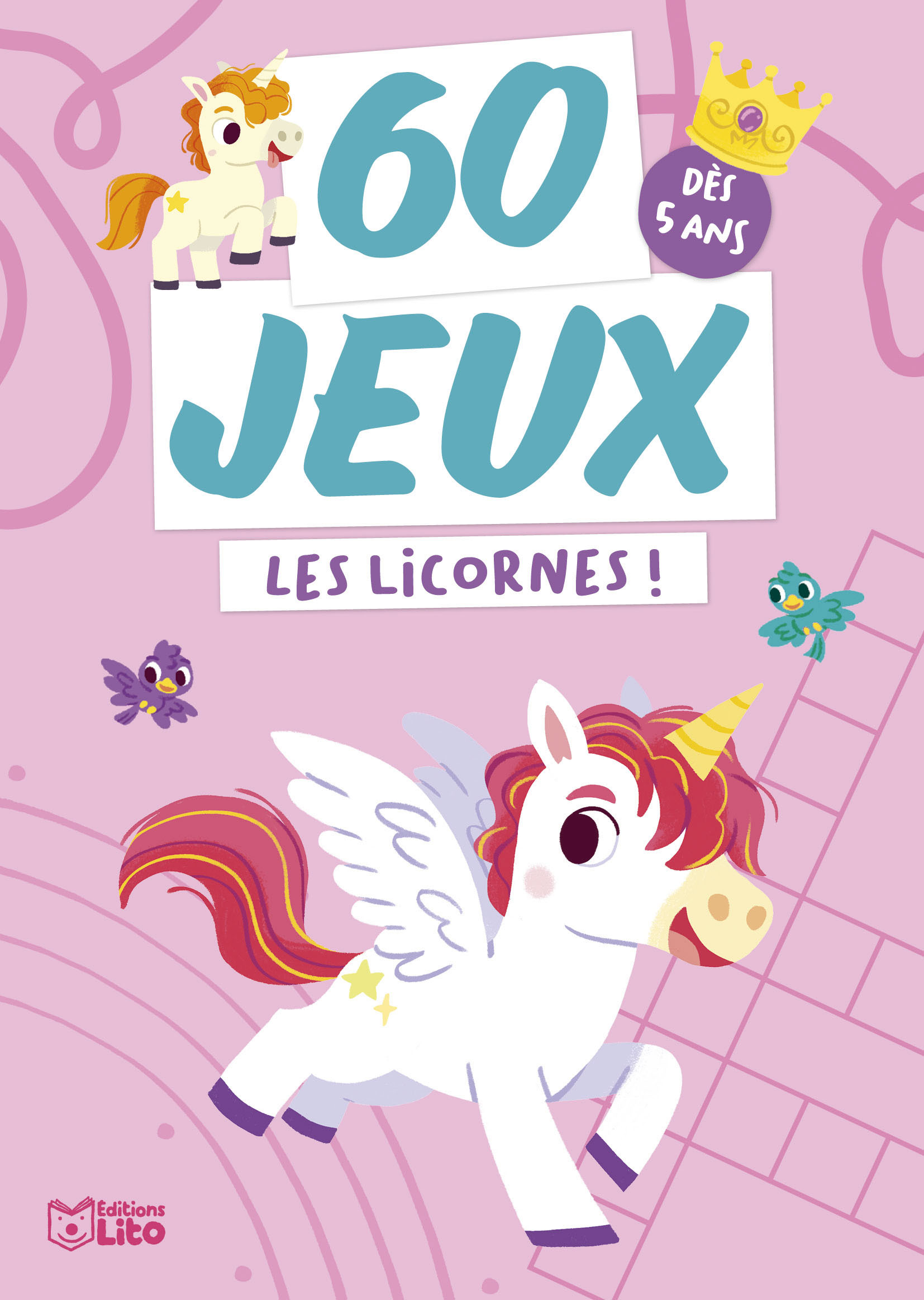 BLOC 60 JEUX LES LICORNES