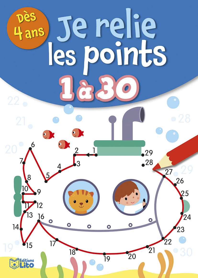 JE RELIE LES POINTS DE 1 A 30