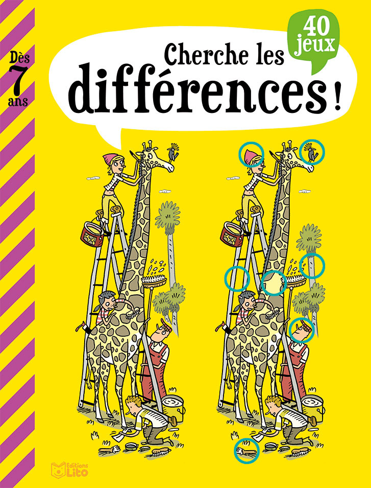 LIVRE JEUX CHERCHE DIFFERENCES