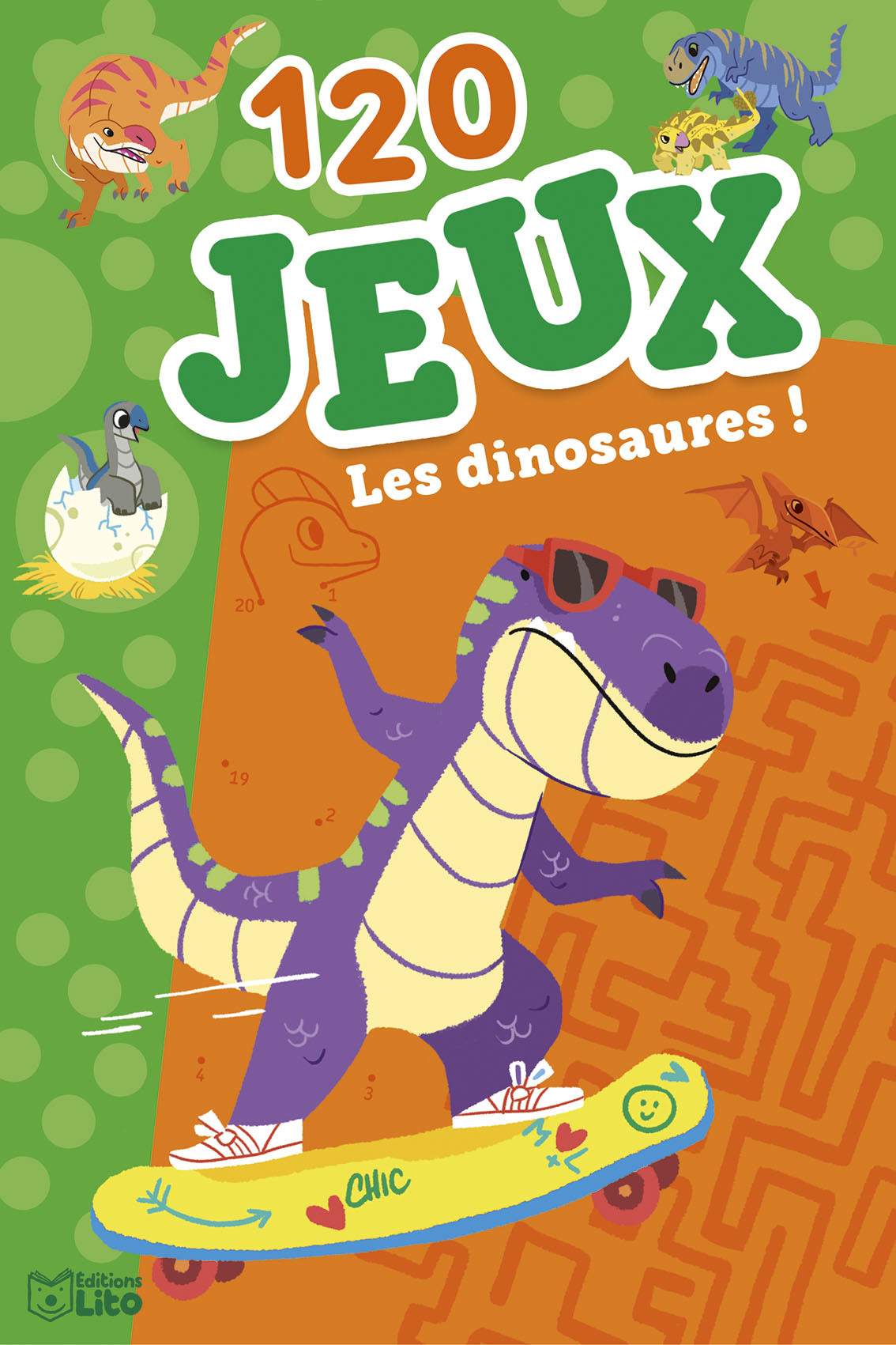 BLOC ACTIV 120 JEUX LES DINOS