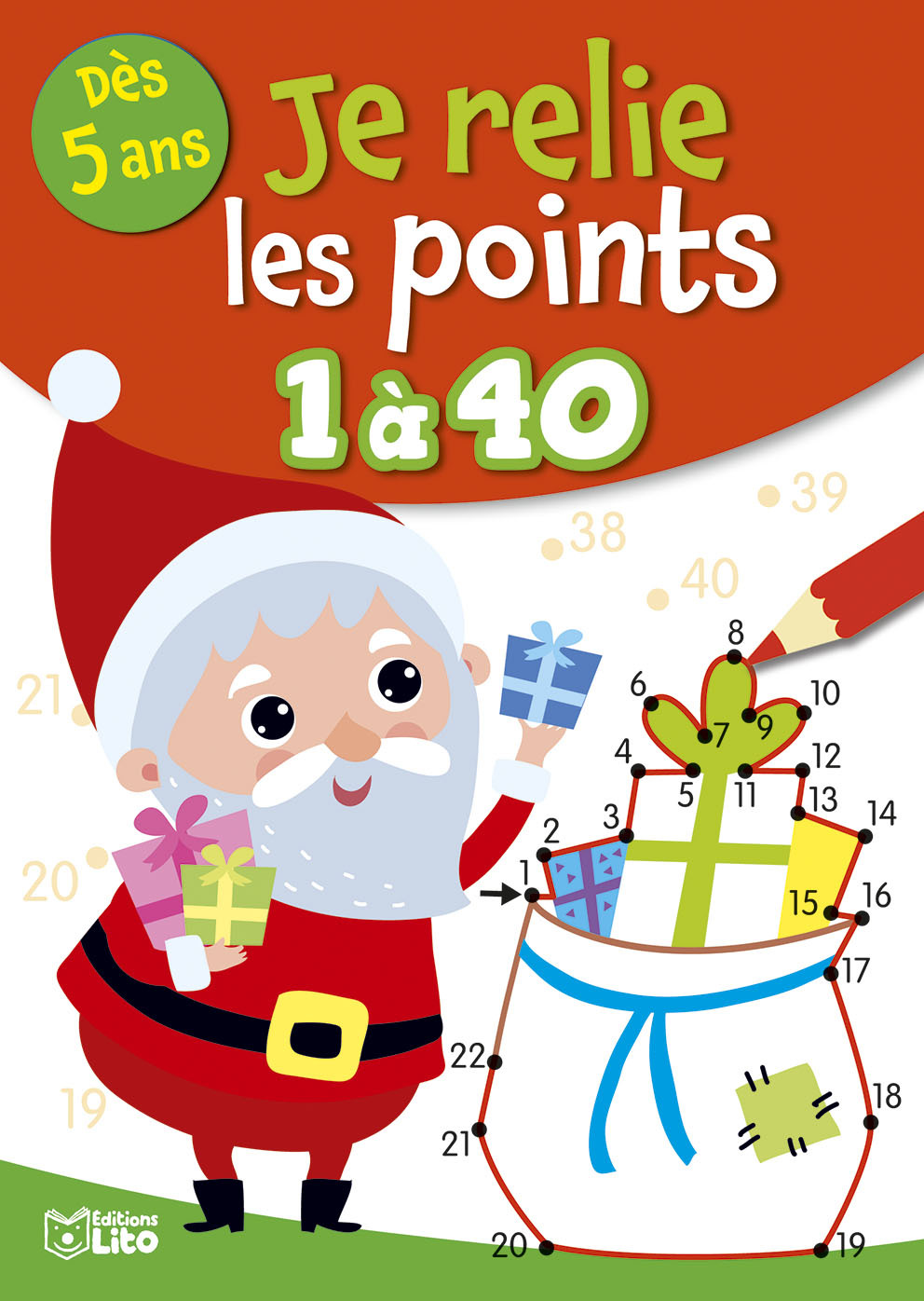 RELIE POINTS DE 1 A 40 NOEL