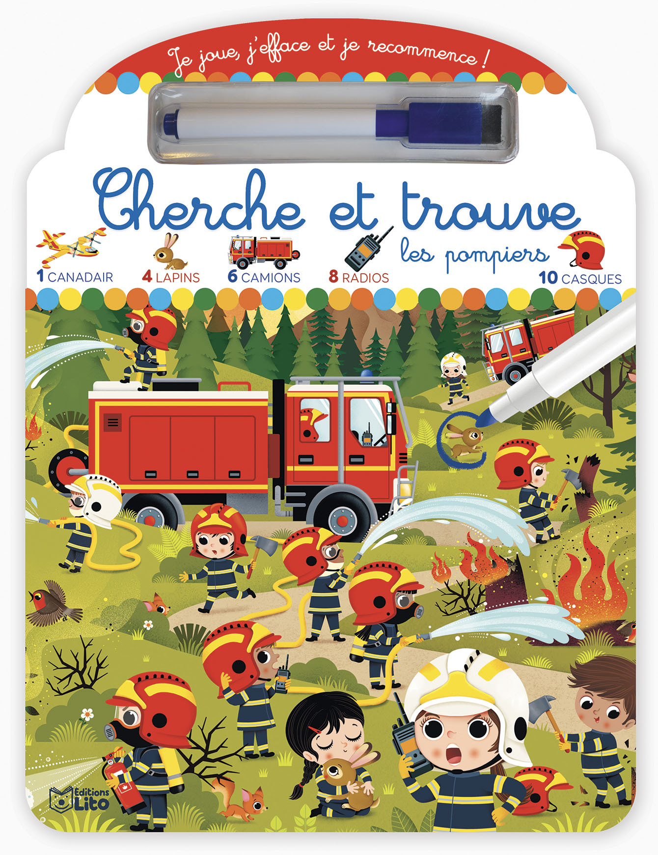 CHERCHE ET TROUVE LES POMPIERS