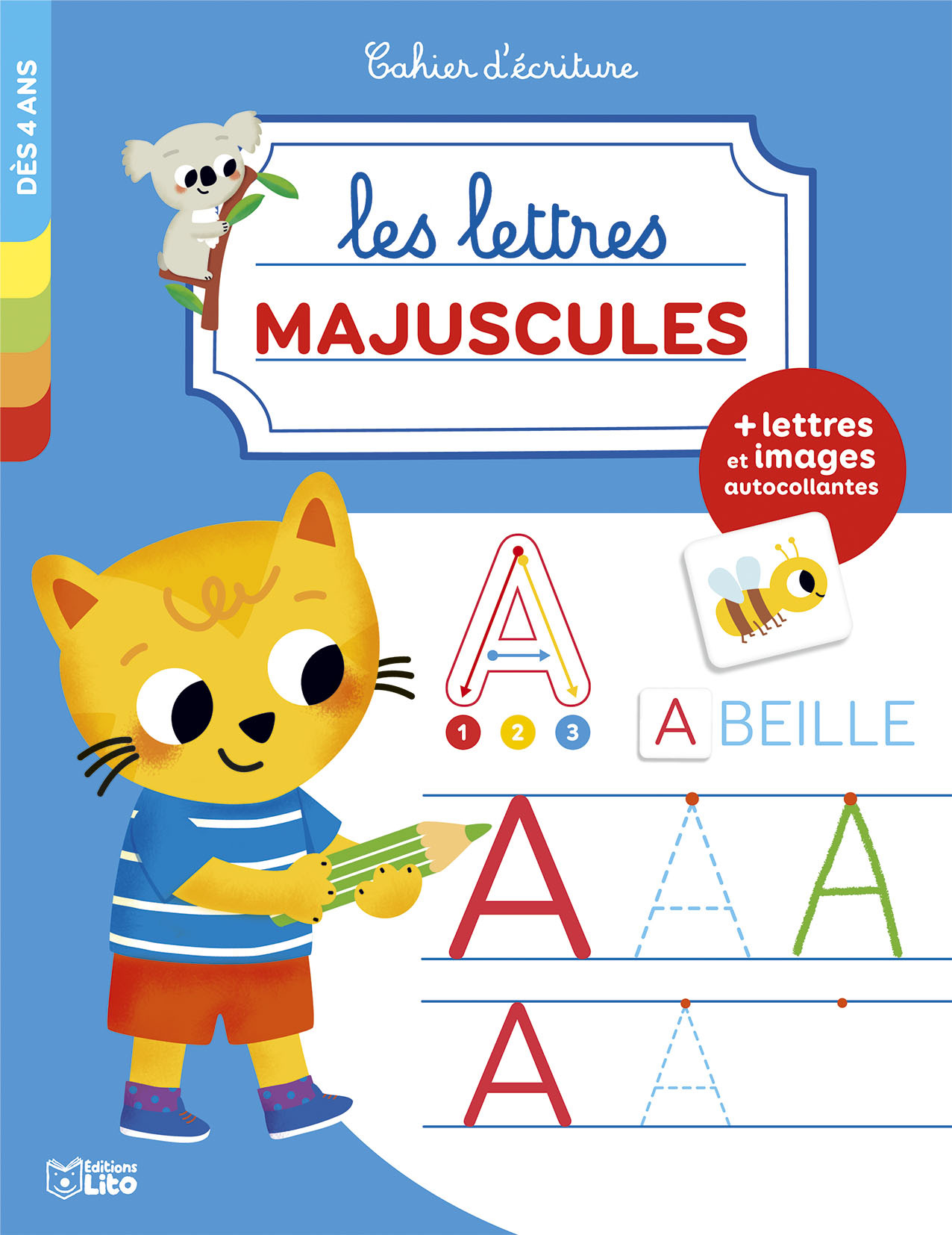 CAHIER D'ECRITURE LETTRES MAJ
