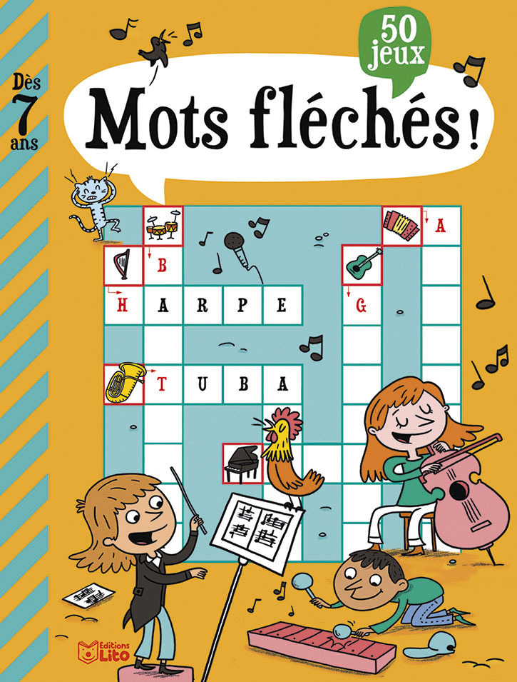 LIVRE JEUX MOTS FLECHES 7 ANS